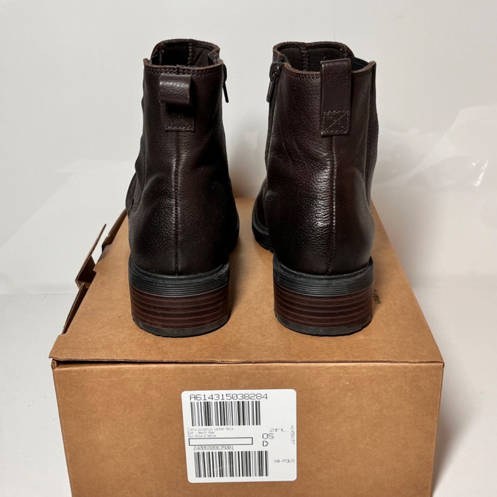 Clarks Collection Hearth Rose Leather Ankle Boot - image 5